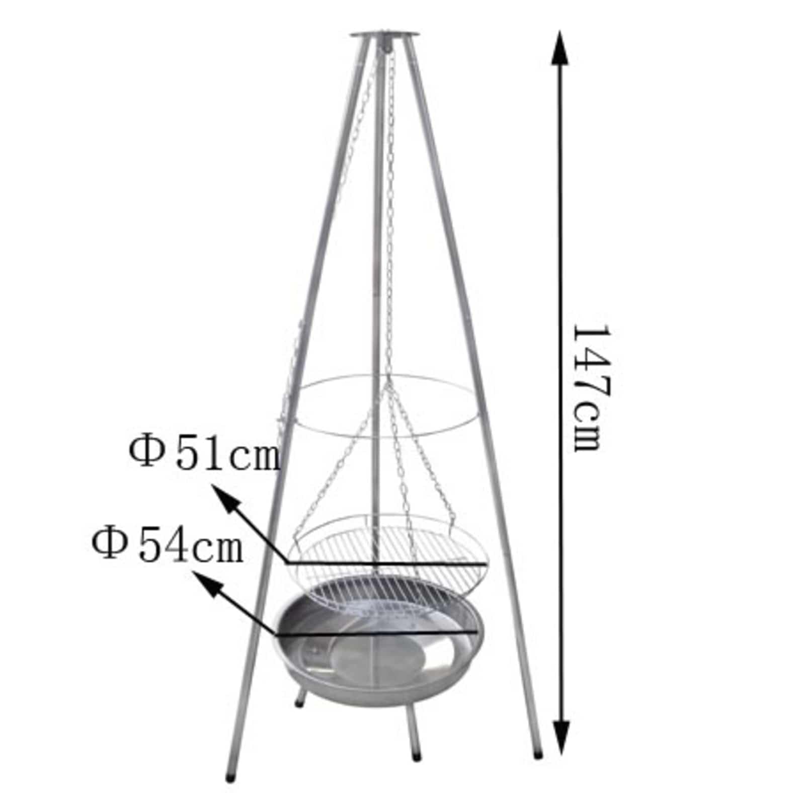vidaXL Heim & Garten Alfresco Grill Edelstahl Outdoor