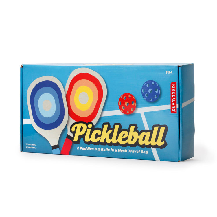 Kikkerland Home Pickleball Set 2 Schläger 2 Bälle