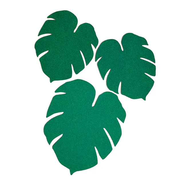 Kikkerland Home Monstera Leaf Corkboards Pinnwand 3er