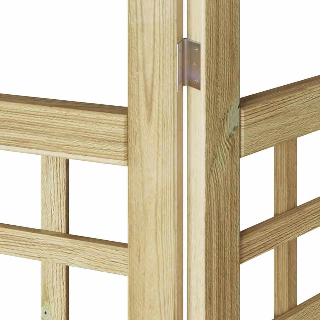 vidaXL Heim & Garten Sichtschutz 160x180 Honigbraun Kiefer