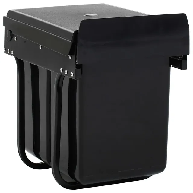 vidaXL Möbel Abfallbehälter Ausziehbar 20L Soft-Close