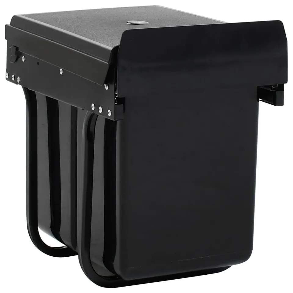 vidaXL Möbel Abfallbehälter Ausziehbar 20L Soft-Close