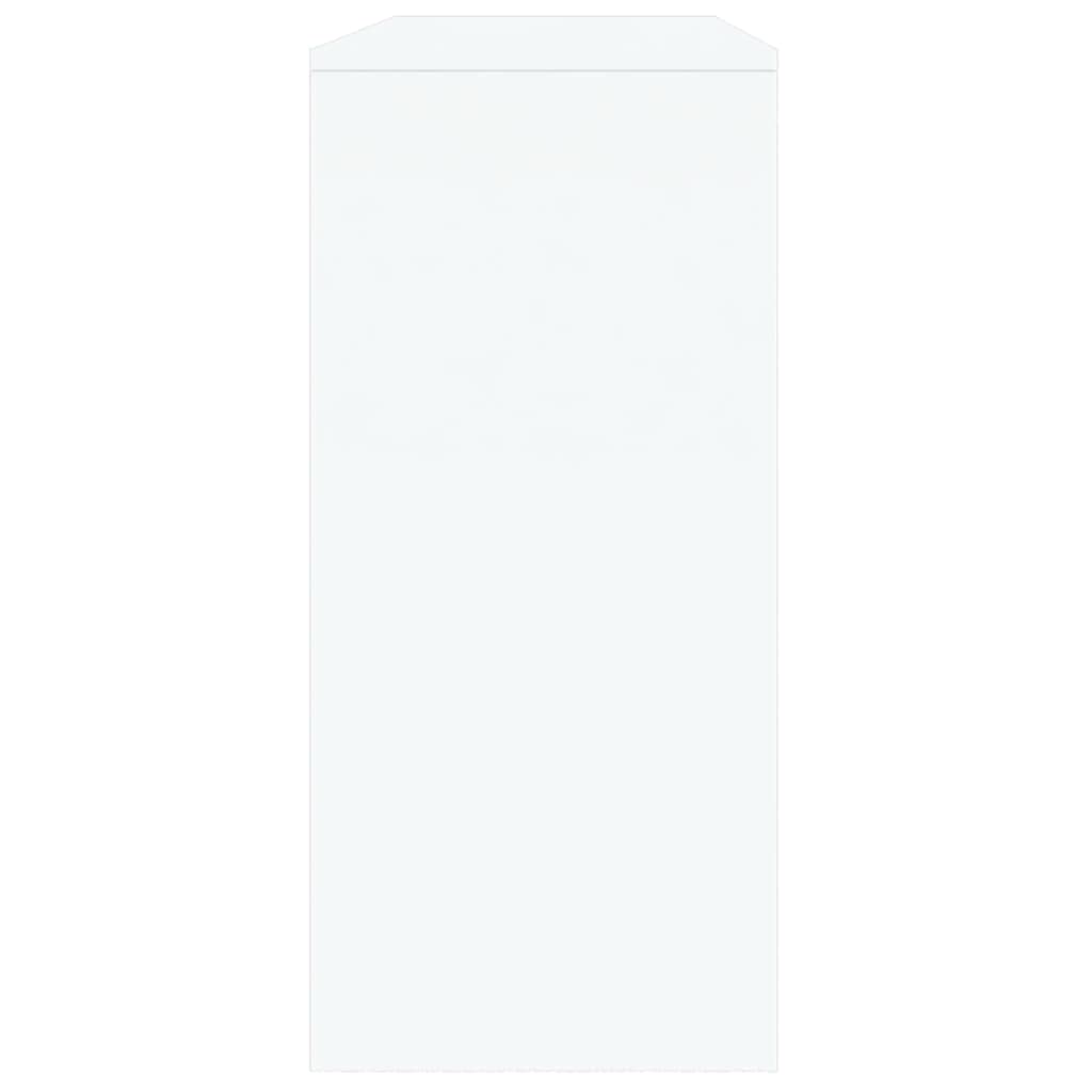 vidaXL Konsolentisch Weiß 100x35x76,5 cm mit Schubladen