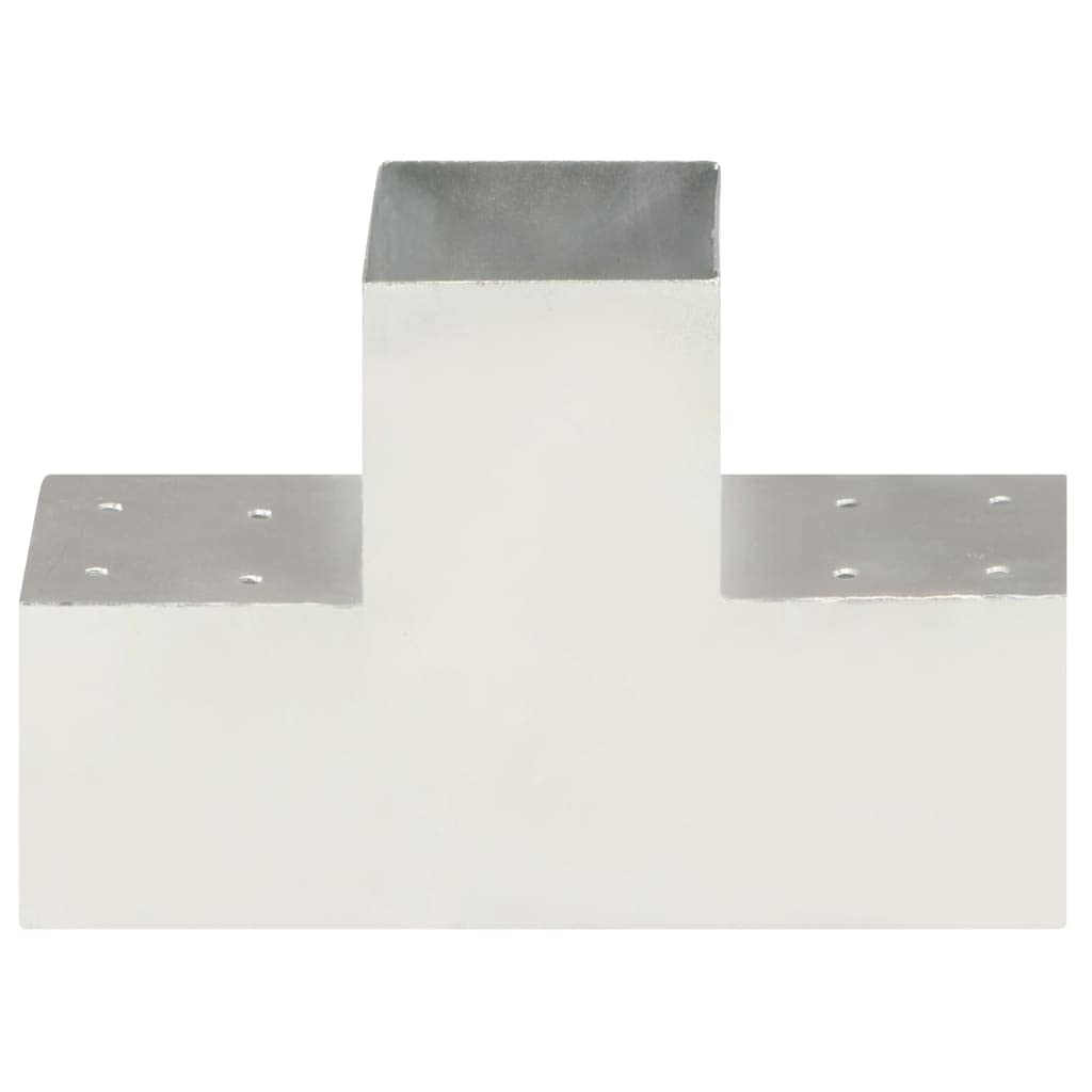vidaXL Pfostenverbinder T-Form 101x101 mm Verzinkt Metall