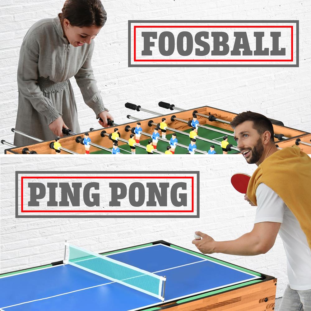 Serenelife Game Tables Multispieltisch 4-in-1 mit Zubehör