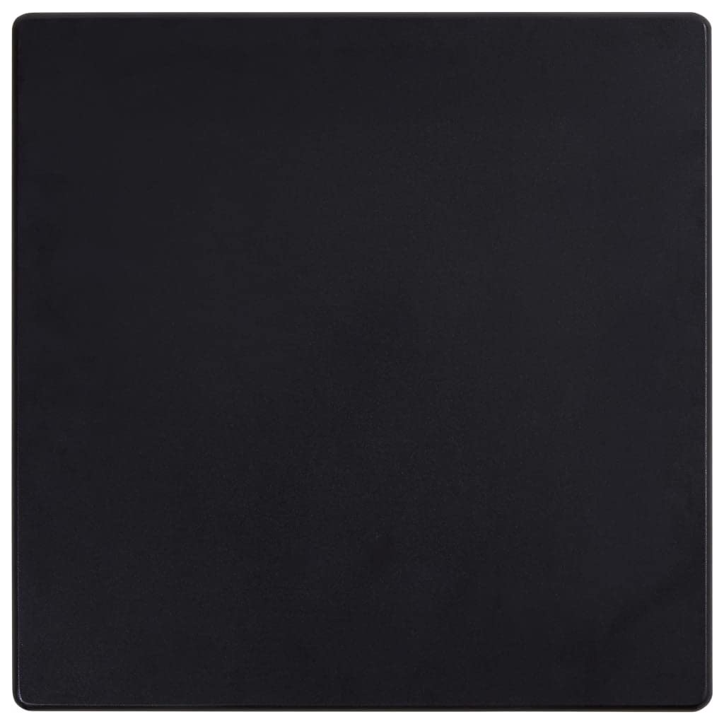 vidaXL Heim & Garten Bartisch 60x60x111 cm Schwarz MDF