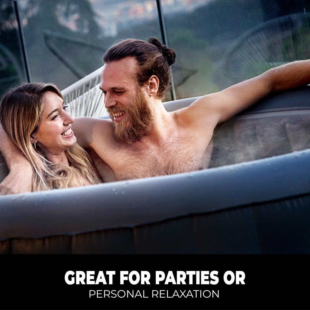 Serenelife Massage Whirlpool 6 Personen 130 Jets LED