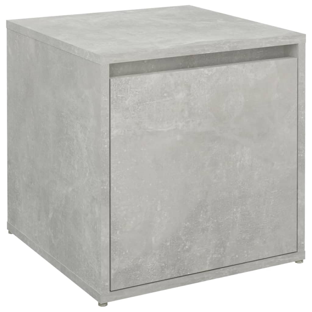 vidaXL Schubladenbox Aufbewahrungsbox Betongrau Holzwerkstoff