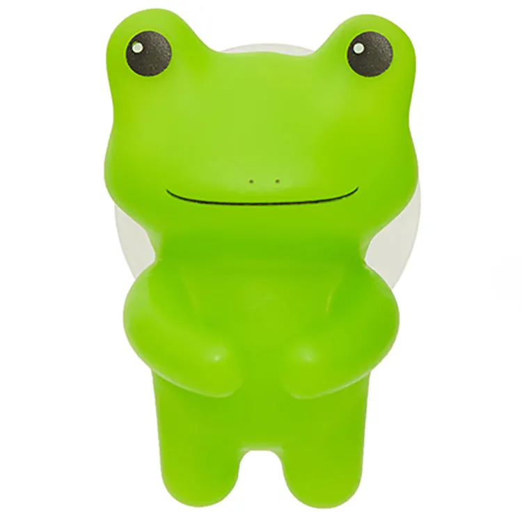 Kikkerland Frosch Zahnbürstenhalter mit Saugnapf grün