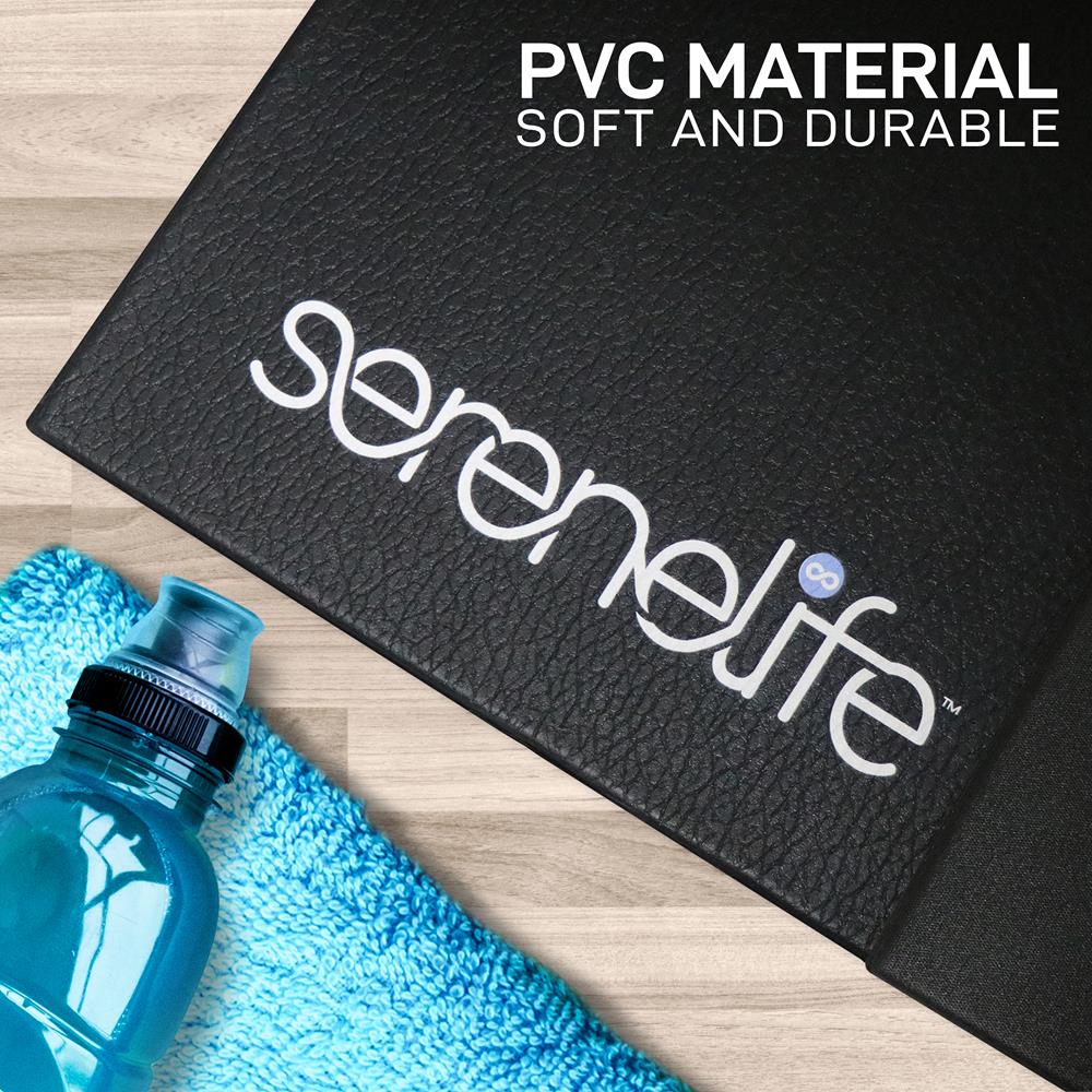 SereneLife Fitnessmatte PVC Bikematte rutschfest 76x152cm 6mm