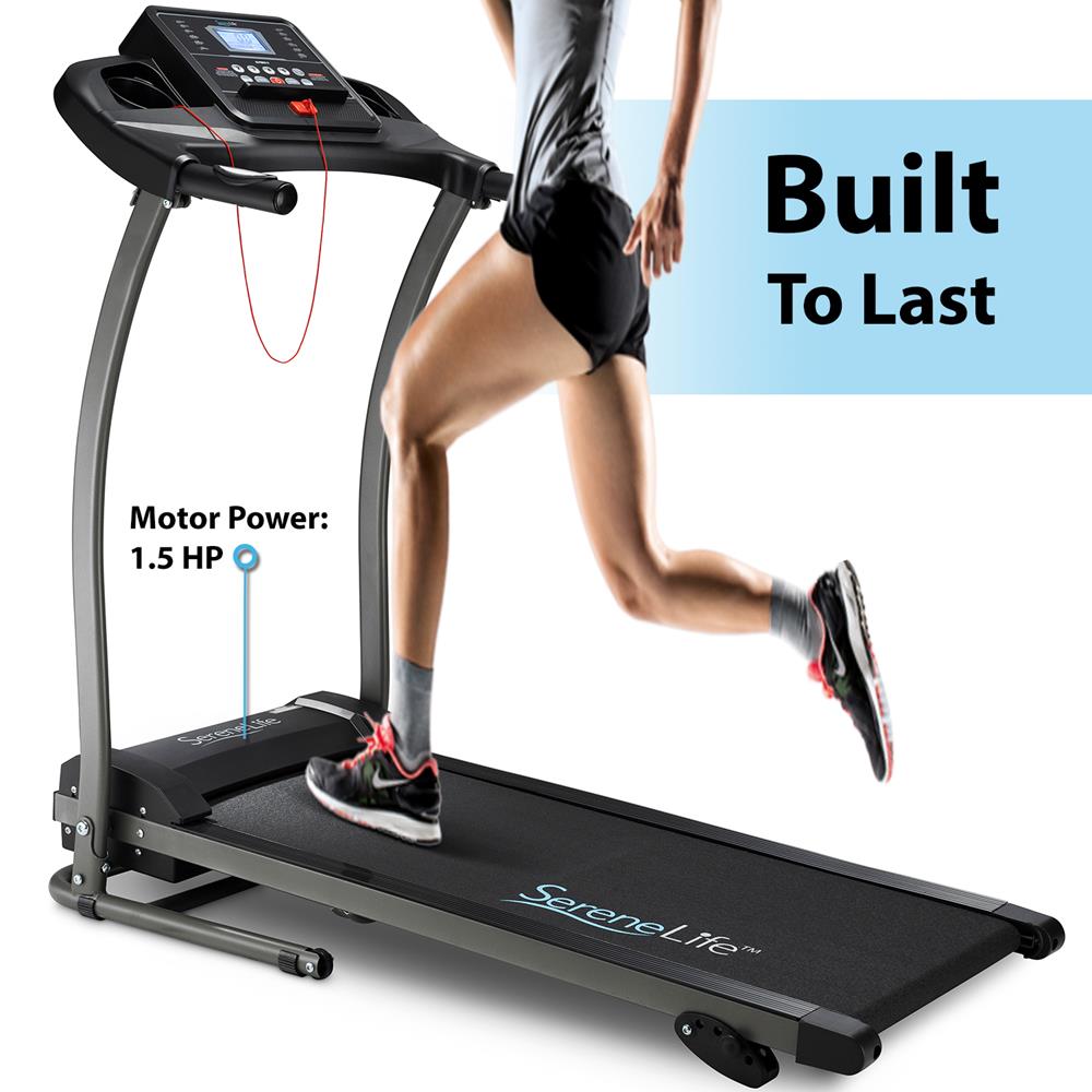 Serenelife Fitness Laufband klappbar Bluetooth 1,5PS