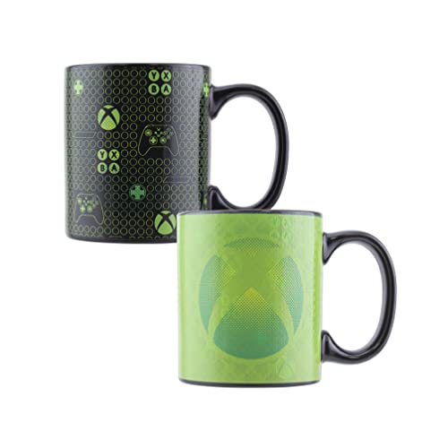 Paladone Drinkware Xbox Zaubertasse 300 ml Keramik Schwarz Grün