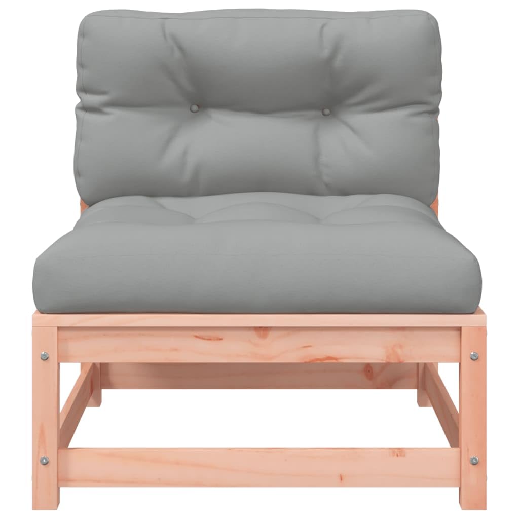vidaXL Heim & Garten Gartensofa Douglasie ohne Armlehnen mit Hocker