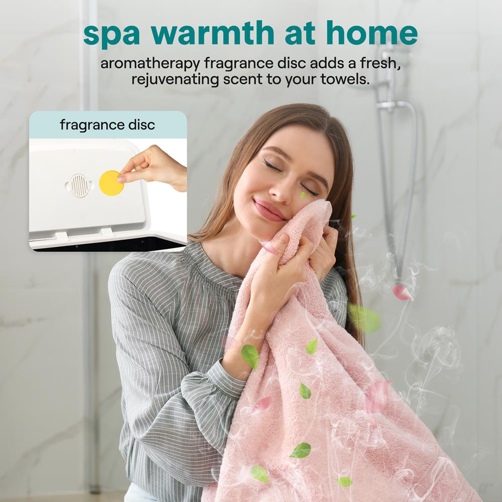 Serenelife Towel Warmers SLTLR125W Handtuchwärmer Weiß 20 L