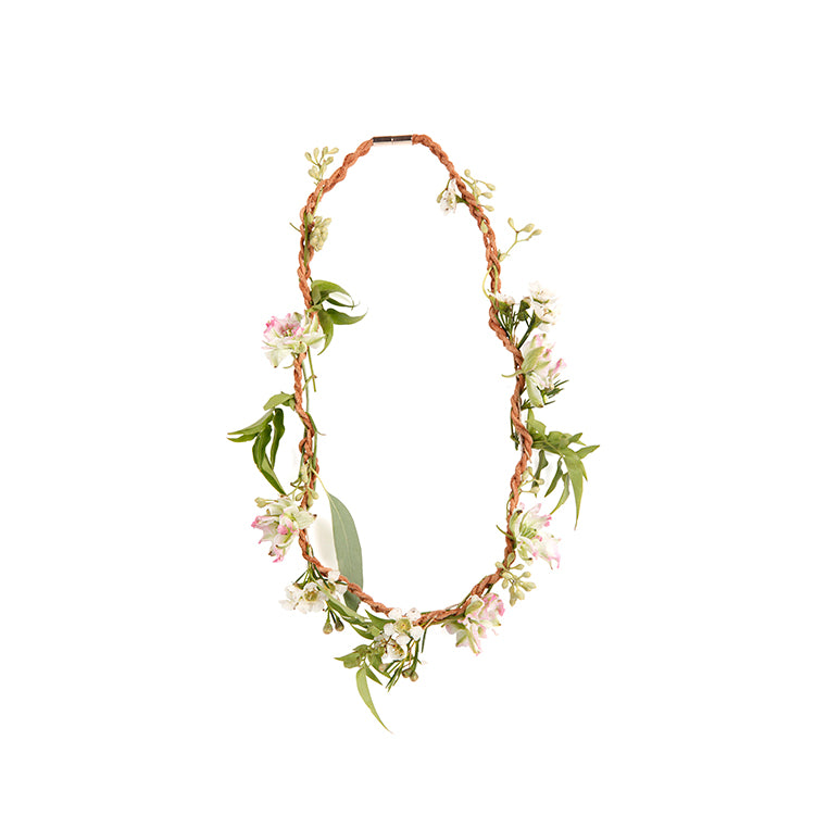 Kikkerland Huckleberry Blumenkette Bastelset Leder