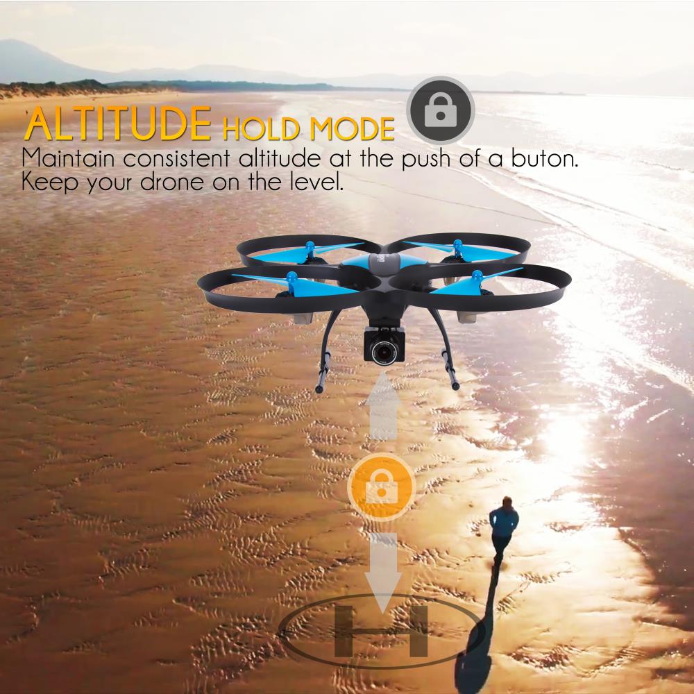 Serenelife Drohne Quadrocopter mit HD-Kamera WiFi FPV