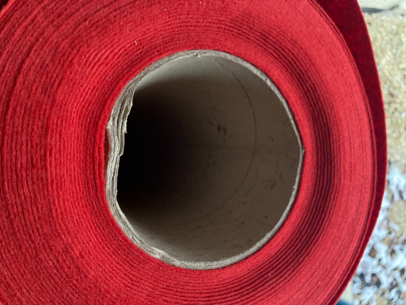 vidaXL Heim & Garten Teppich Rot 1x5 m 400 g/m² Läufer