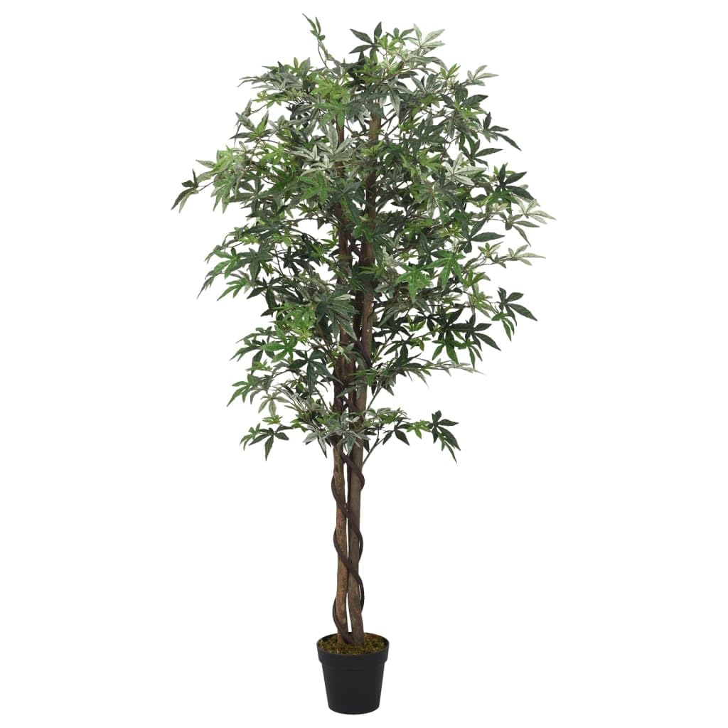 vidaXL Ahornbaum Künstlich 150 cm Grün 504 Blätter Topf