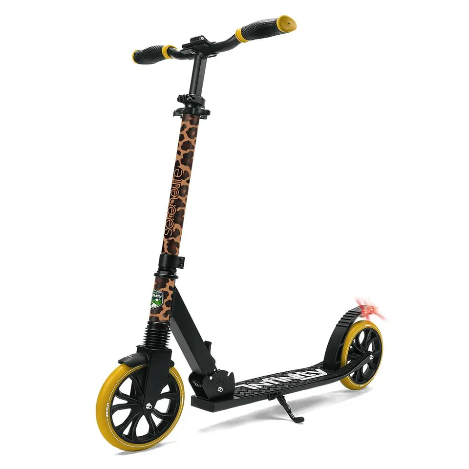 Serenelife Scooters Kick Scooter Leopard LED Klappbar
