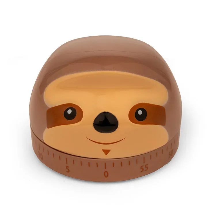 Kikkerland Sloth Kitchen Timer Küchentimer Faultier 60 Min