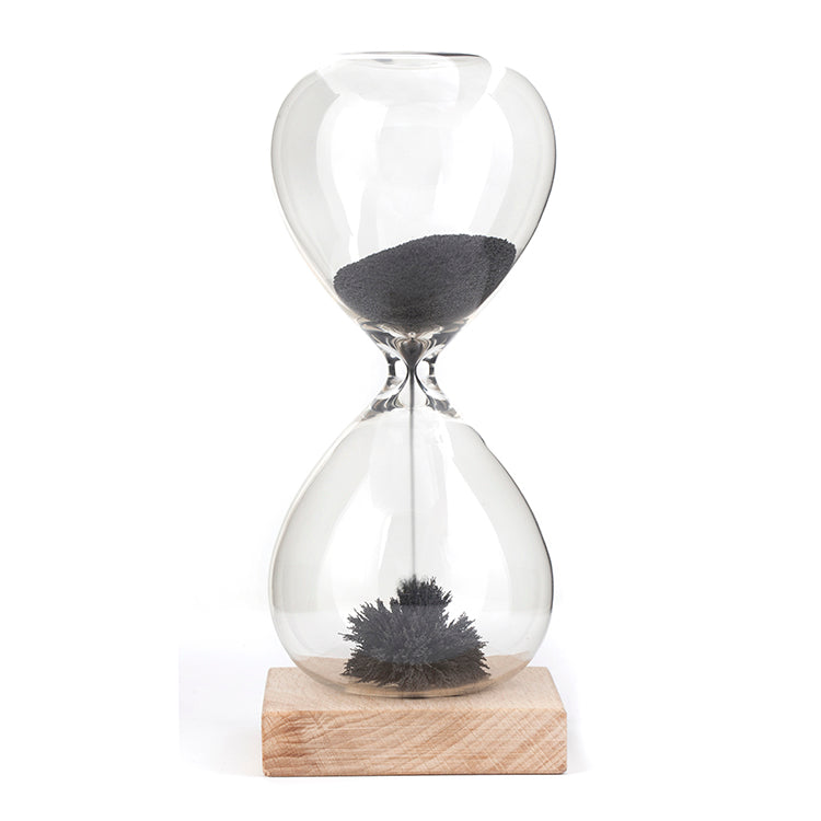 Kikkerland Home Magnetic Hourglass Sanduhr 1 Minute Buche