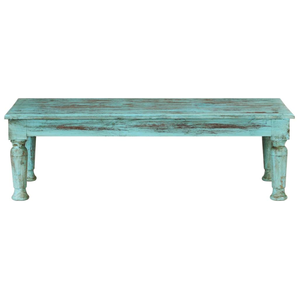 vidaXL Möbel Couchtisch Altholz massiv 110x50x34cm Antik