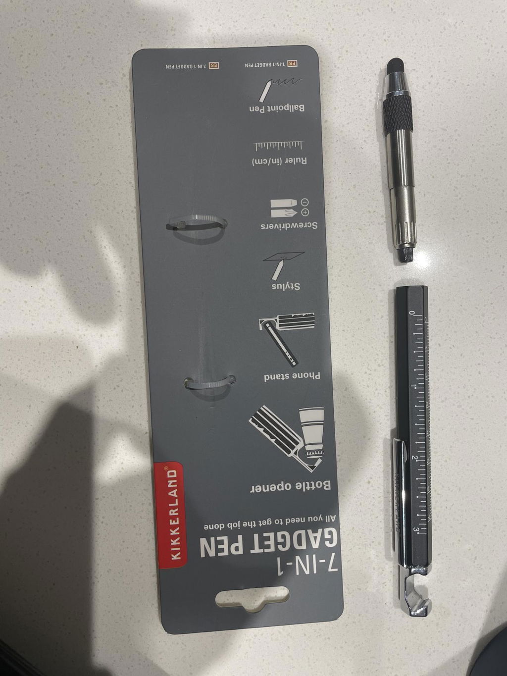 KIKKERLAND Gadget Pen 7-in-1 Kugelschreiber Multitool