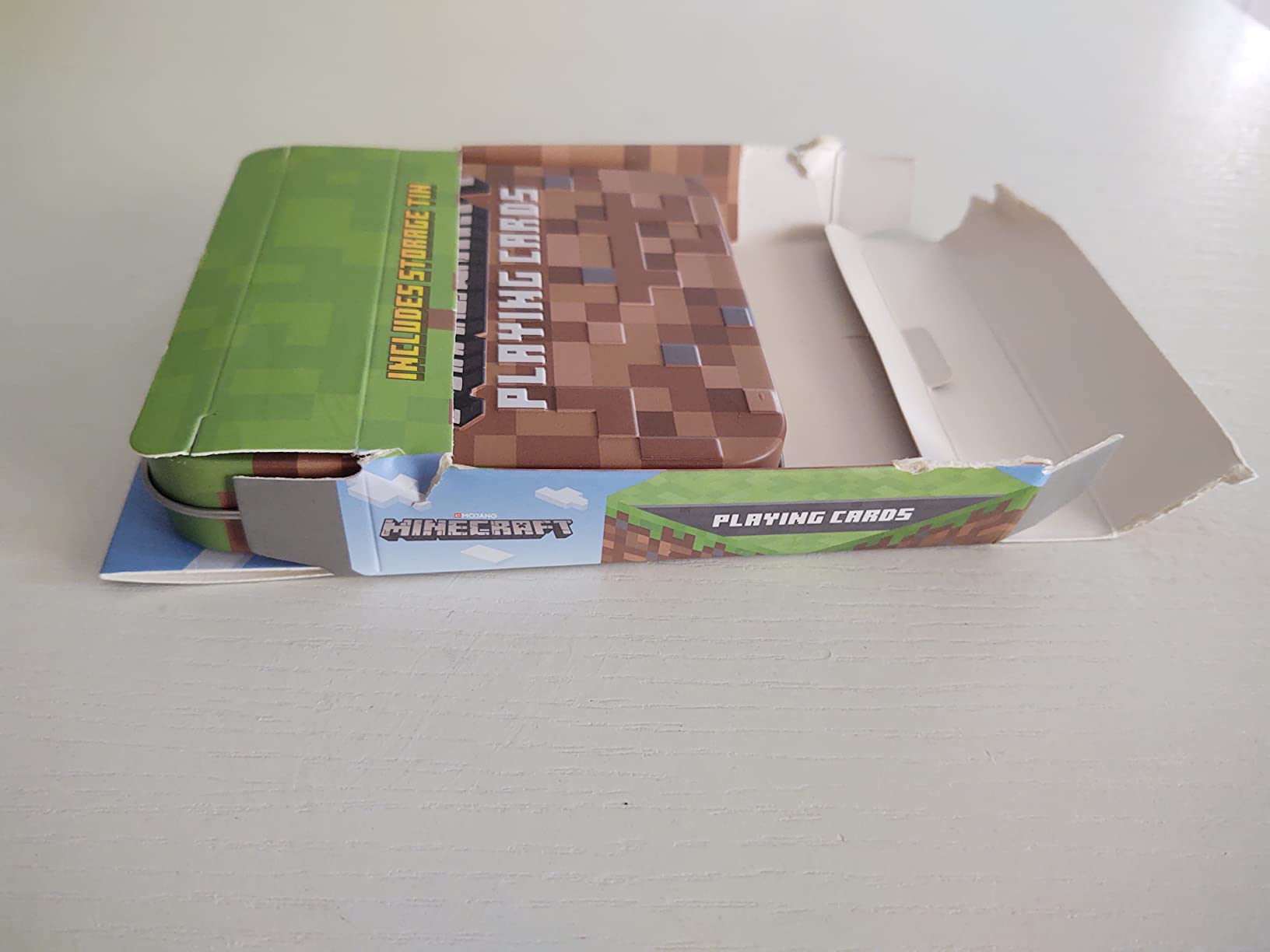 Paladone Minecraft Spielkarten Standarddeck mit Dose Geschenk