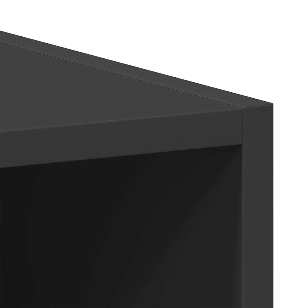 vidaXL Riga Hängeschrank Schwarz 30x60 cm Holzwerkstoff