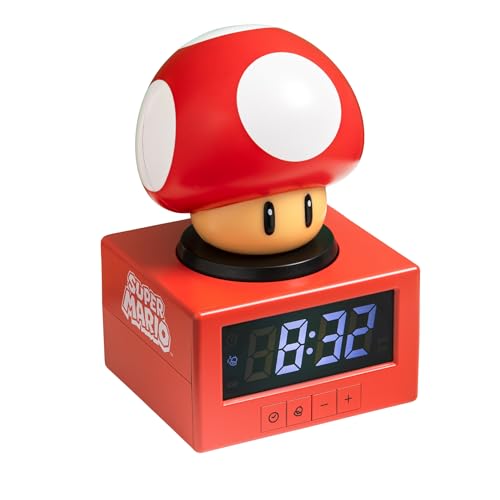 Paladone Lighting Super Mario Pilz Wecker Nachtlicht 16 cm