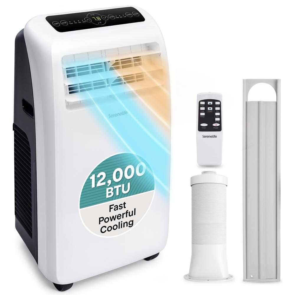 Serenelife Portable Klimaanlage 12000 BTU Weiß Heizen