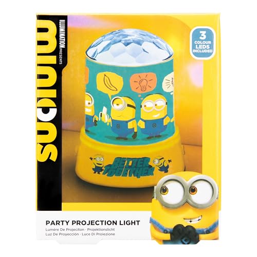 Paladone Minions Party Projektionslicht Lampe Batterie