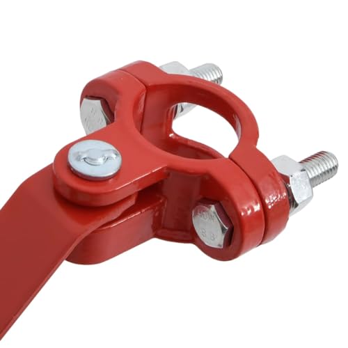 vidaXL Schwenkarm Seilwinde 300-600 kg Stahl Rot 180°