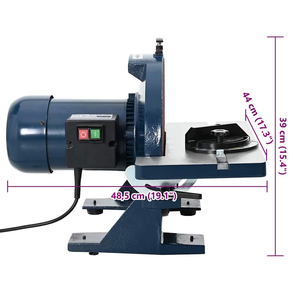 vidaXL Tellerschleifer 800 W 305 mm Schleifmaschine Gusseisen