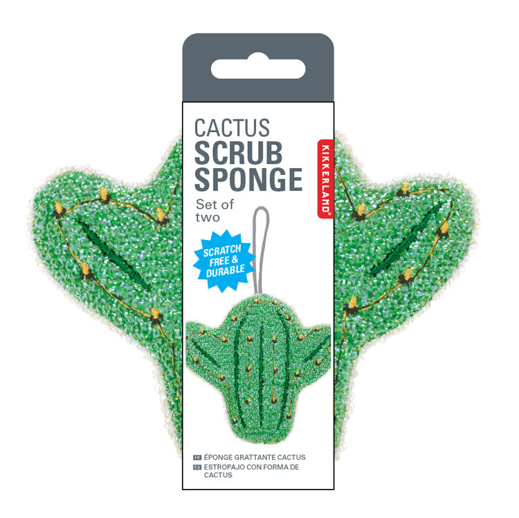 Kikkerland Home Cactus Scheuerschwamm Kaktusform