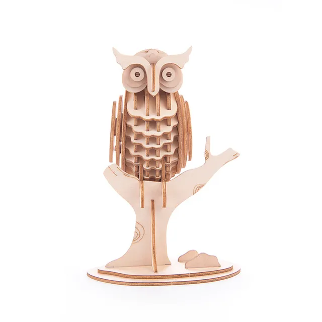 Kikkerland Play Owl 3D Puzzle Eule Bastelset