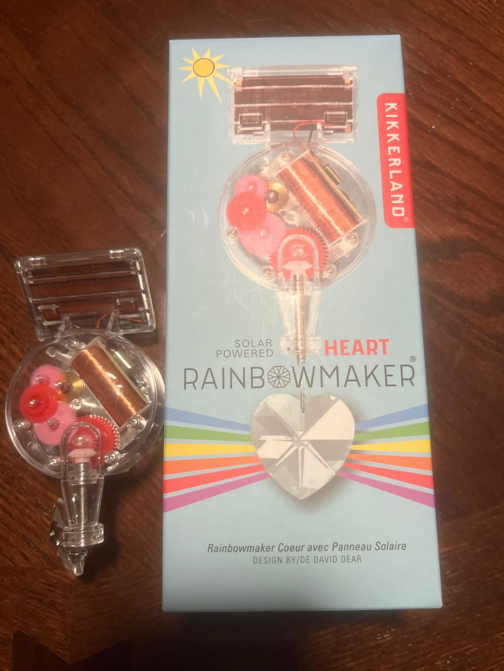 Kikkerland RainbowMaker Solar Kristall Regenbogenmacher