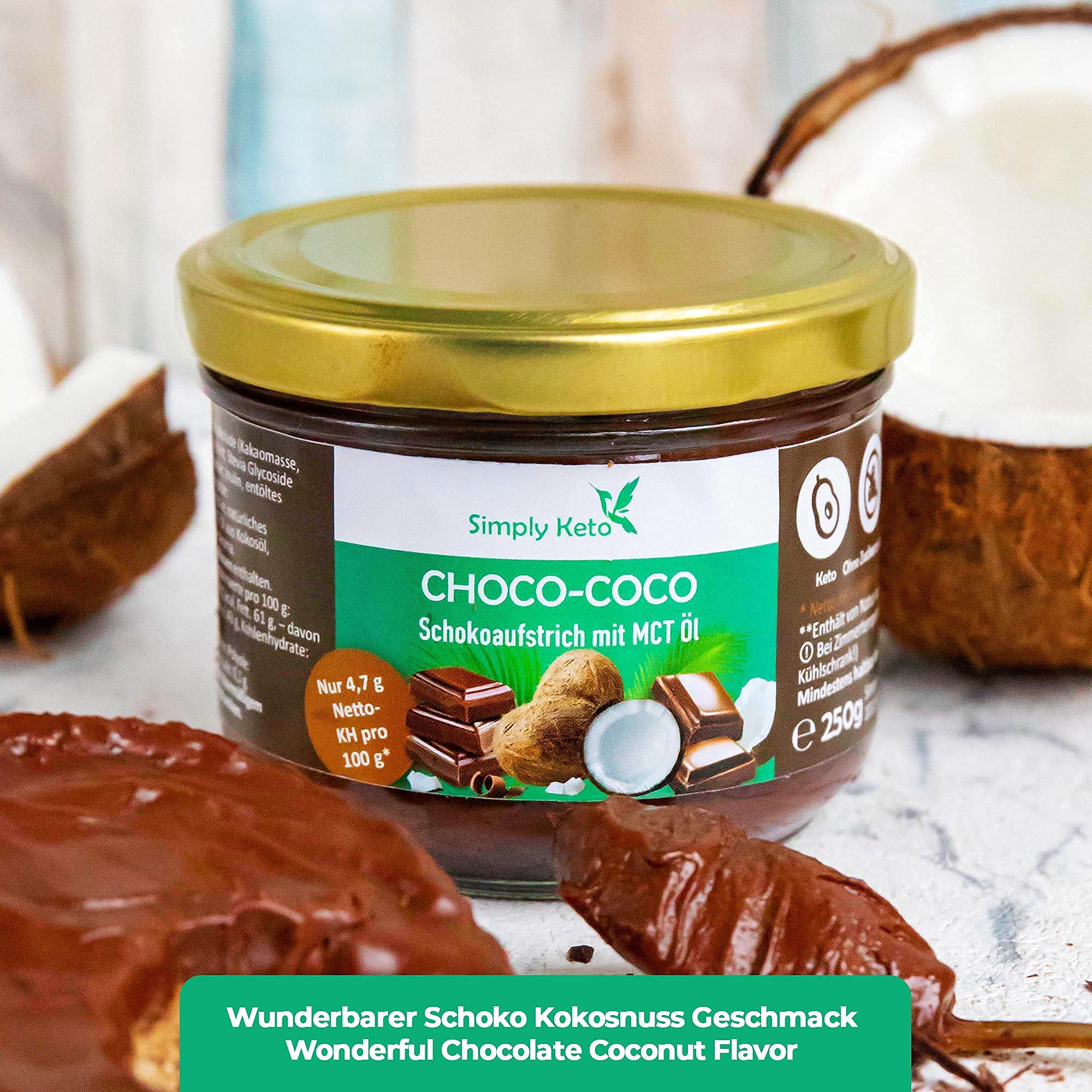 Simply Keto Choco-Coco Creme 230ml zuckerfrei