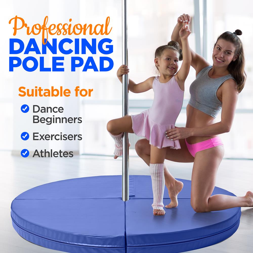 Serenelife Pole Dance Matte Rund 150 cm PU Schaum