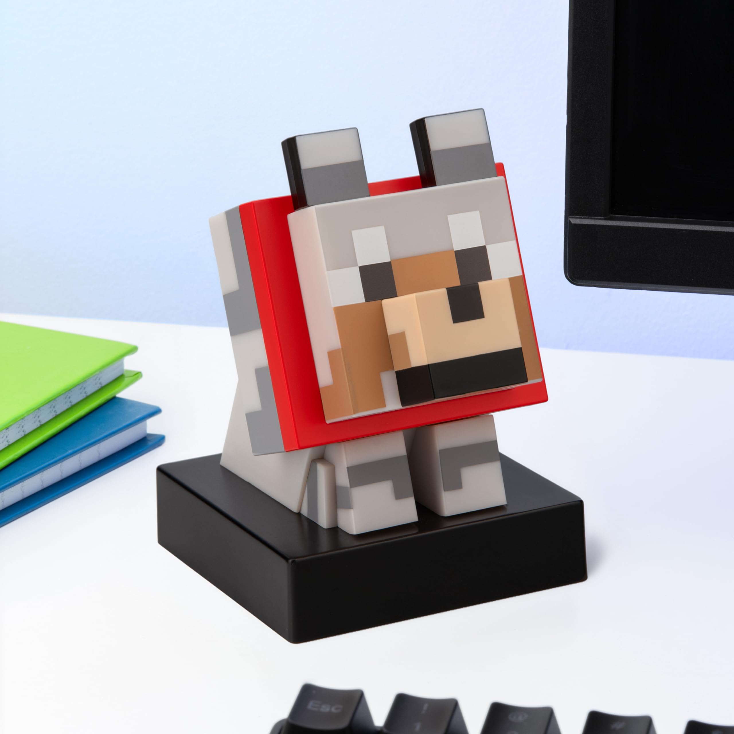 Paladone Minecraft Wolf Icon Light Nachttischlampe 11cm