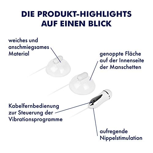 EIS Vibratoren Brustwarzen-Vibrator Kabelfernbedienung 12 Programme