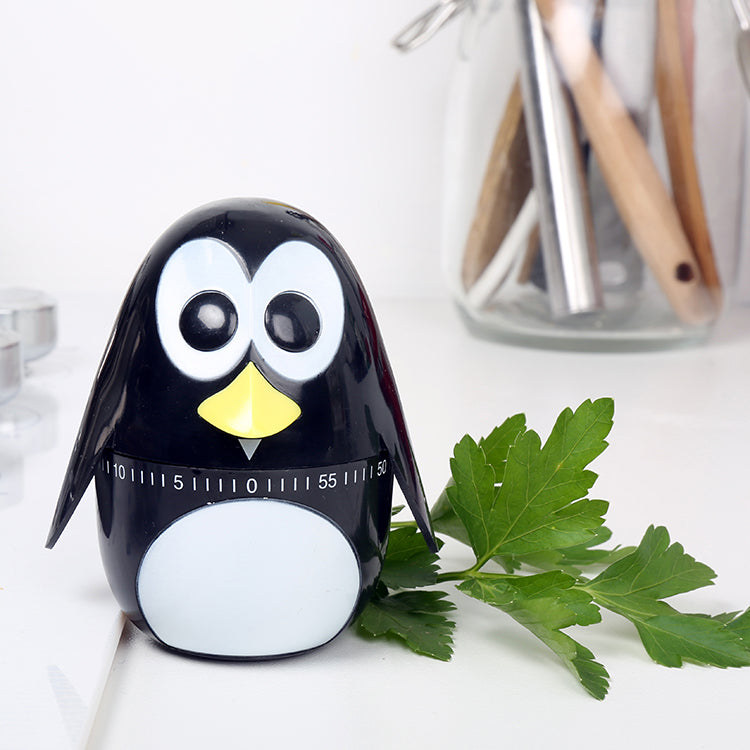 Kikkerland Kitchen Pinguin Kurzzeitmesser 60 Minuten mechanisch
