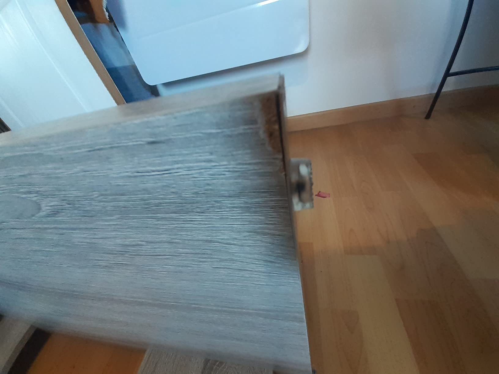 vidaXL LED-Schminktisch Weiß Holzwerkstoff 2 Schränke Spiegel