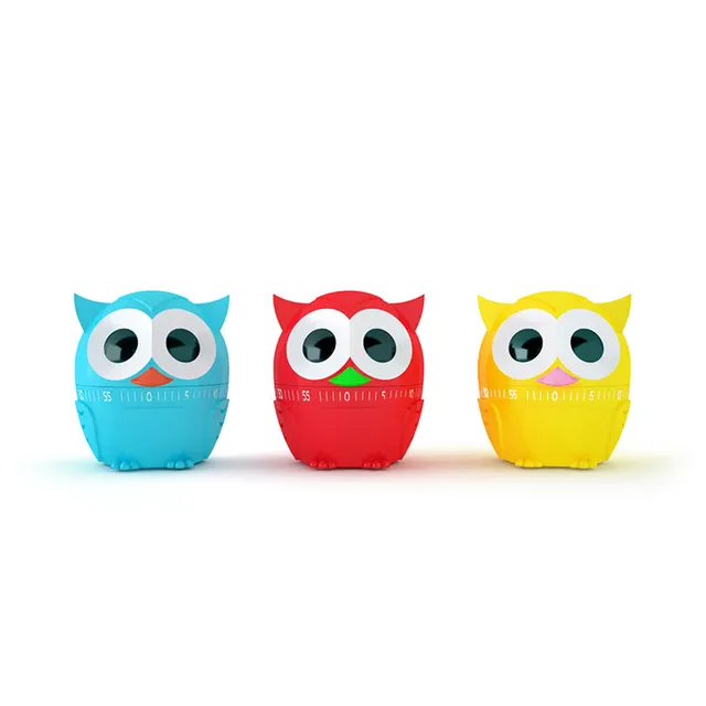 Kikkerland Owlet Küchentimer Eule 60 Minuten