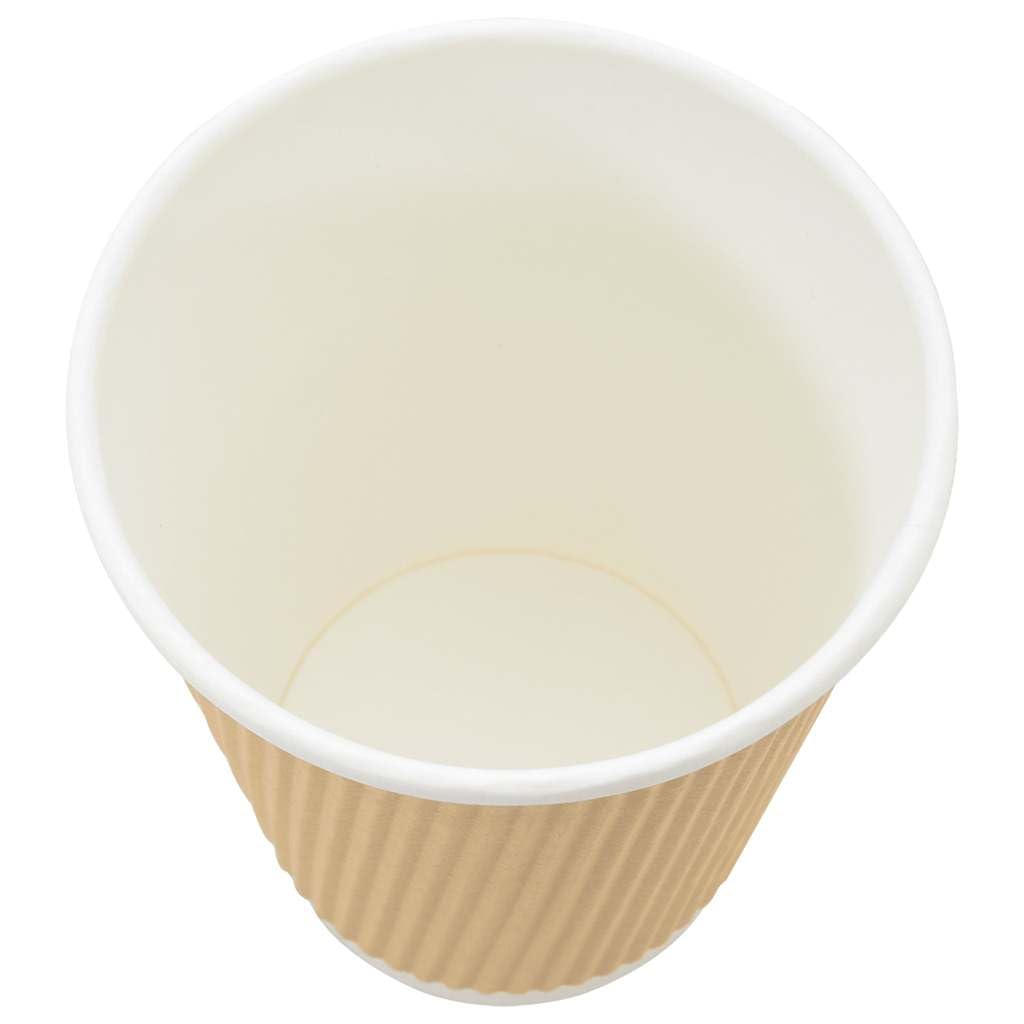 vidaXL Pappbecher mit Deckel 12oz 300ml 1000 Stück auslaufsicher
