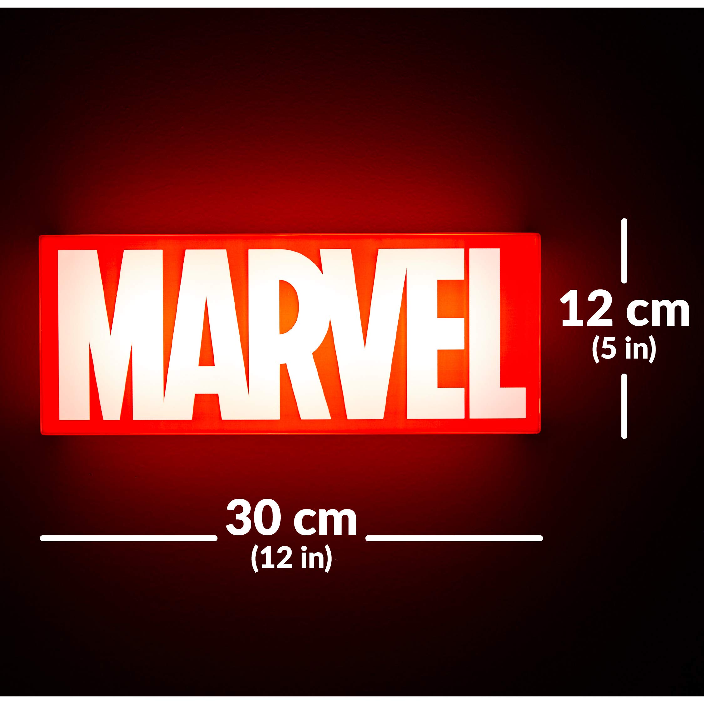 Paladone Lighting Marvel Logo Leuchtschild mit 2 Modi