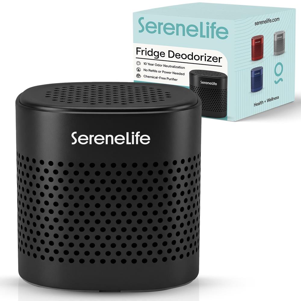 Serenelife DeHumidifiers Kühlschrank-Deo Schwarz Bambus 10 Jahre