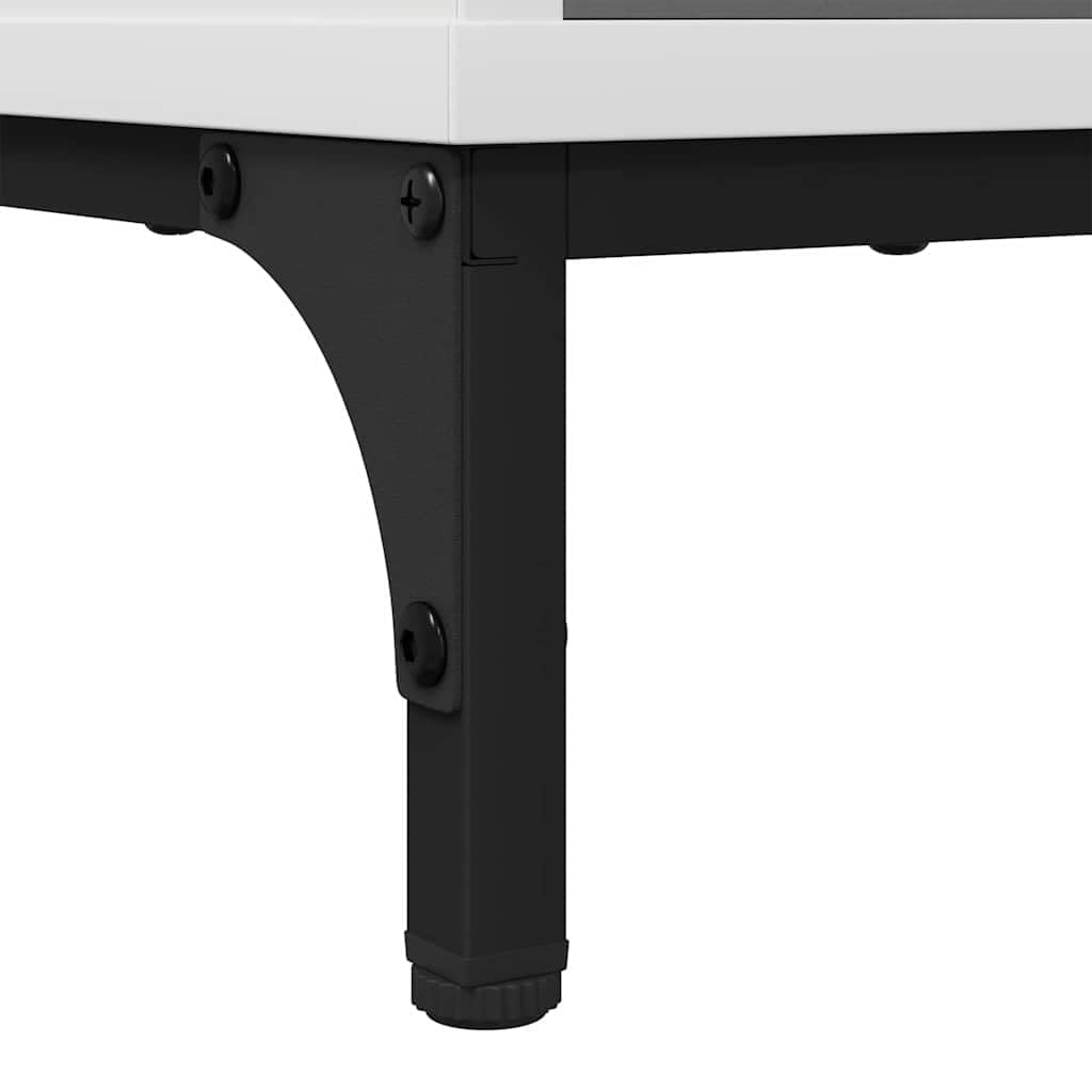 vidaXL Möbel Sideboard Weiß Holzwerkstoff 89,5x33x82 cm