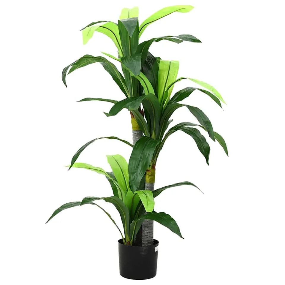 vidaXL Heim & Garten Drachenbaum künstlich 120 cm grün 36 Blätter