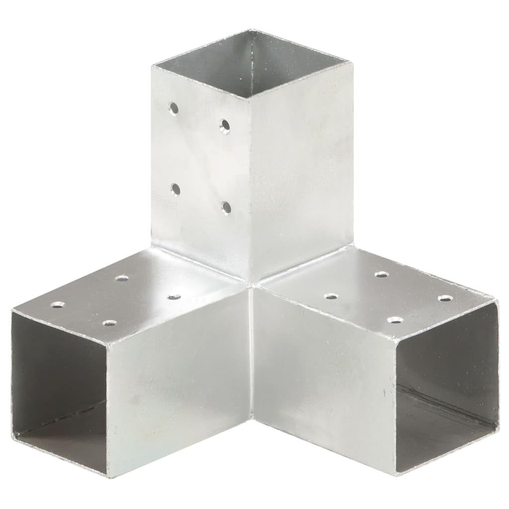vidaXL Heim & Garten Pfostenverbinder Y-Form 101x101 mm verzinkt